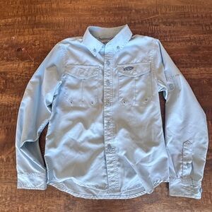 AFTCO Light Blue Casual Button Down Shirt